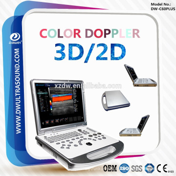 Machine d&#39;écho de diagnostic d&#39;ultrason de Doppler de la couleur 3D / 2D de DW-C60PLUS